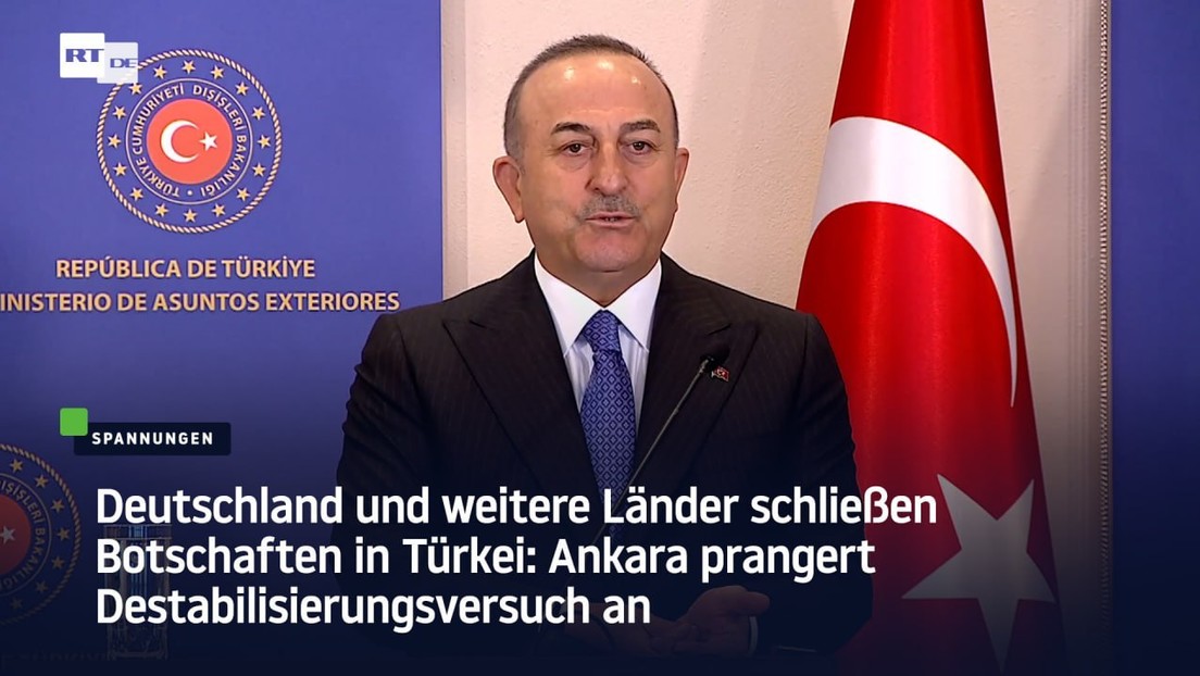 Deutschland und weitere Länder schließen Botschaften in Türkei – Ankara: Destabilisierungsversuch