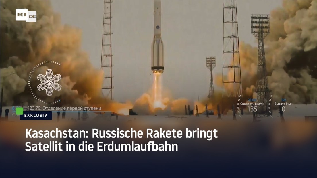 Kasachstan: Russische Rakete bringt Satelliten in die Erdumlaufbahn