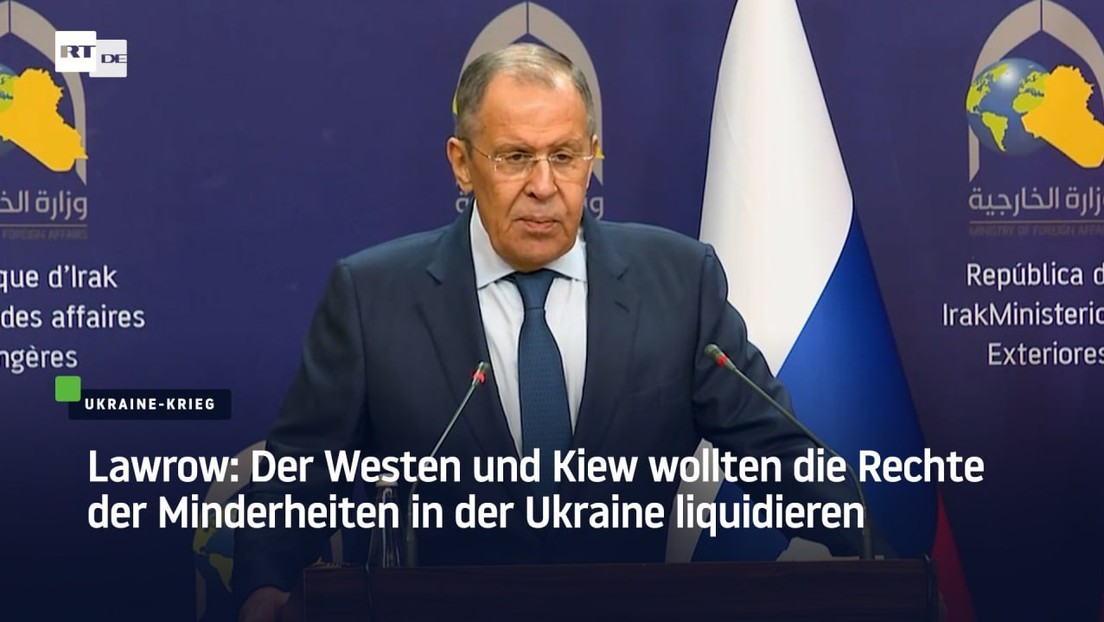 Lavrov: The West and Kiev wanted to liquidate the rights of minorities in Ukraine