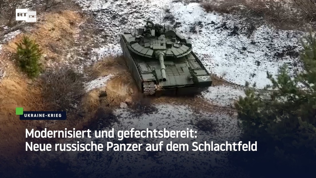 Modernisiert und gefechtsbereit: Neue russische Panzer T-80BVM auf dem Schlachtfeld
