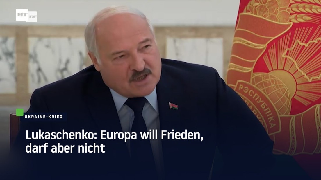 Lukaschenko: "Wollt ihr Frieden? Lasst uns morgen damit anfangen"