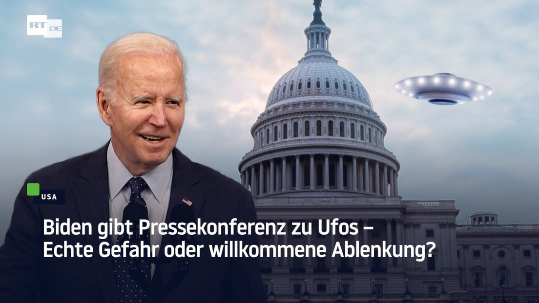 Biden gibt Pressekonferenz zu Ufos – Echte Gefahr oder willkommene Ablenkung?