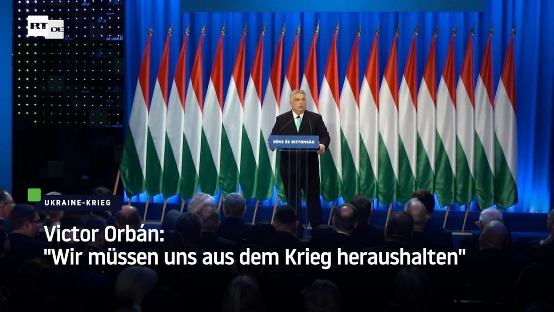 Viktor Orbán: "Wir müssen uns aus dem Krieg heraushalten"