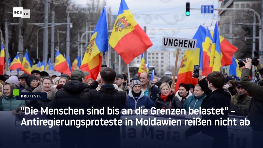 Antiregierungsproteste in Moldawien reißen nicht ab: "Die Menschen sind bis an die Grenzen belastet"