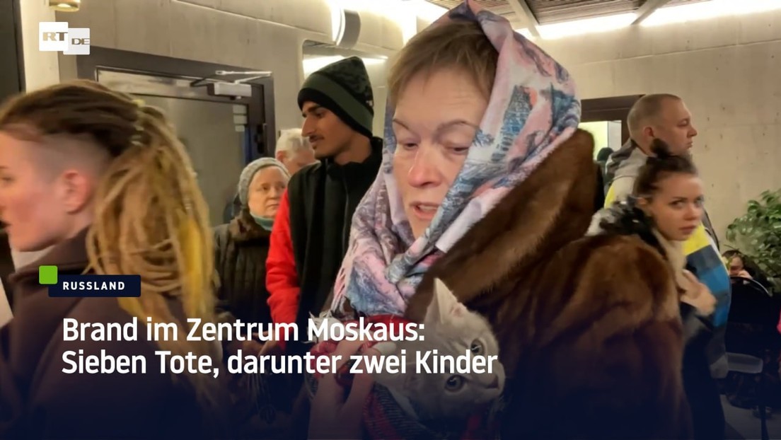 Brand im Zentrum Moskaus: Sieben Tote, darunter zwei Kinder
