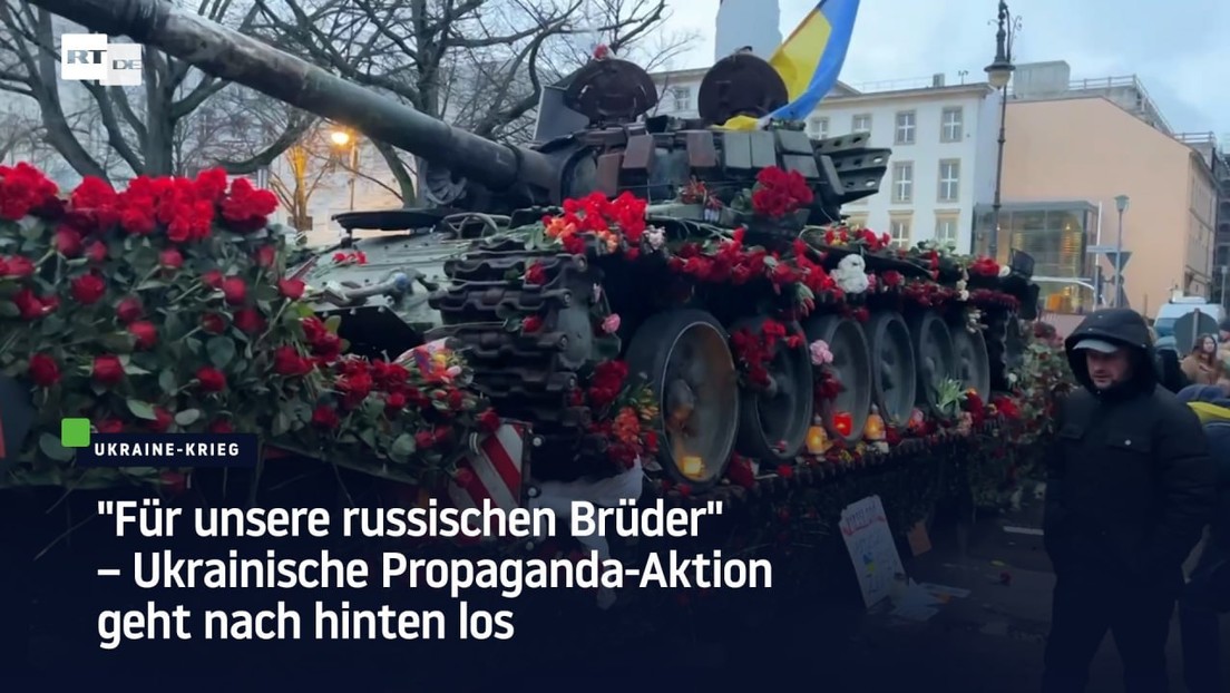 "Symbol für Kampf gegen Neonazismus" – Ukrainische Propaganda-Aktion mit Panzer geht nach hinten los