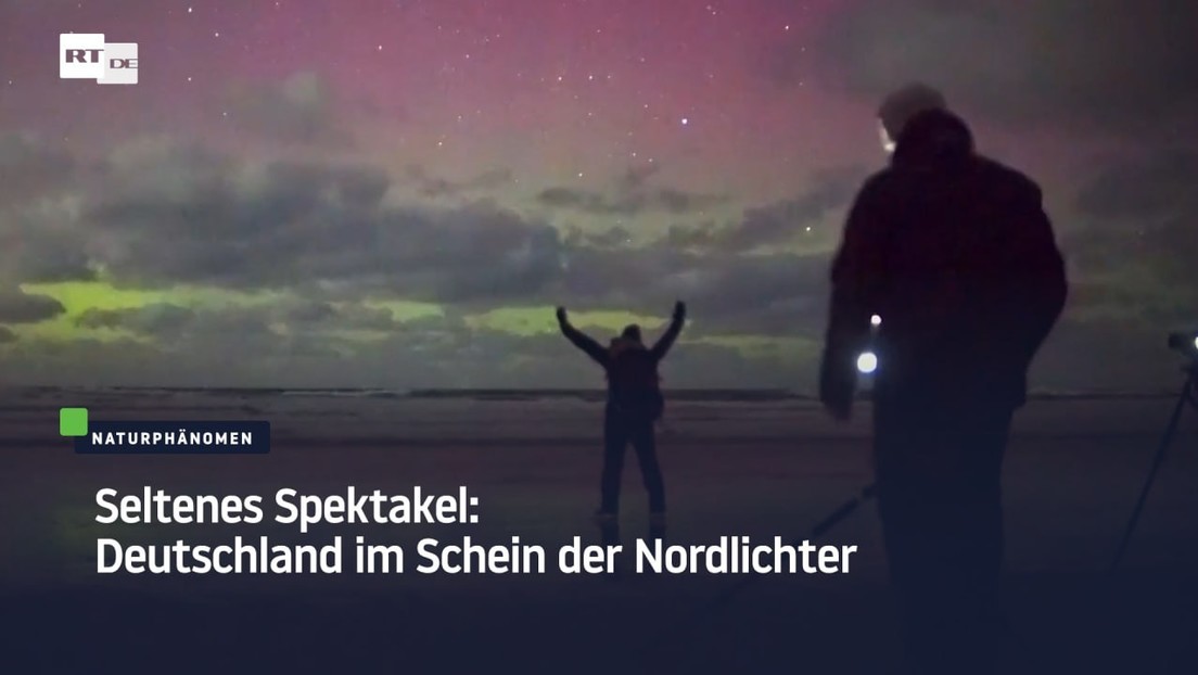 Seltenes Spektakel: Deutschland im Schein der Nordlichter