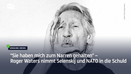 Roger Waters nimmt Selenskij und NATO in die Schuld: "Sie haben mich zum Narren gehalten"