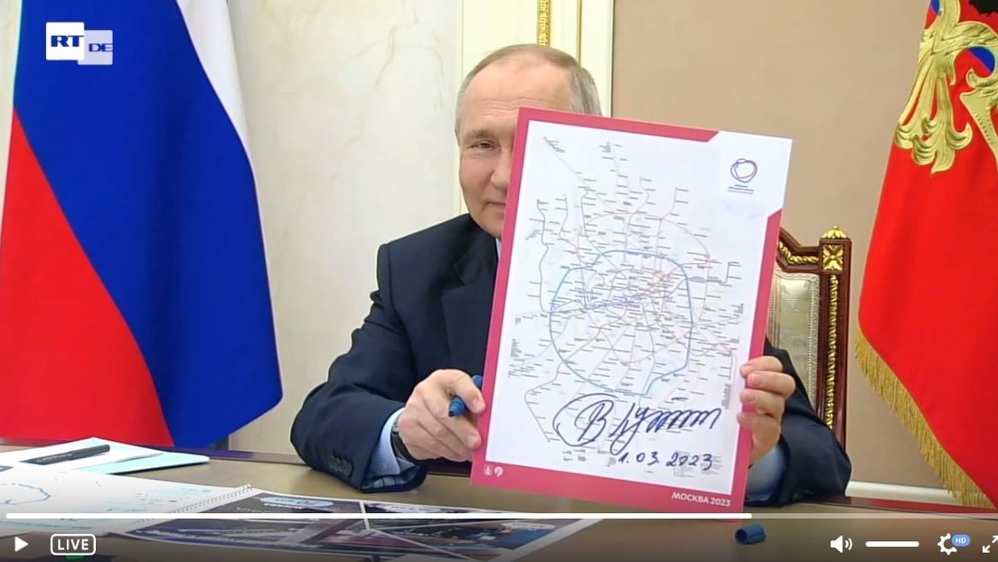 Trotz Sanktionen: Großer Metroring in Moskau nimmt Fahrgastbetrieb auf – Putin drückt den Startknopf