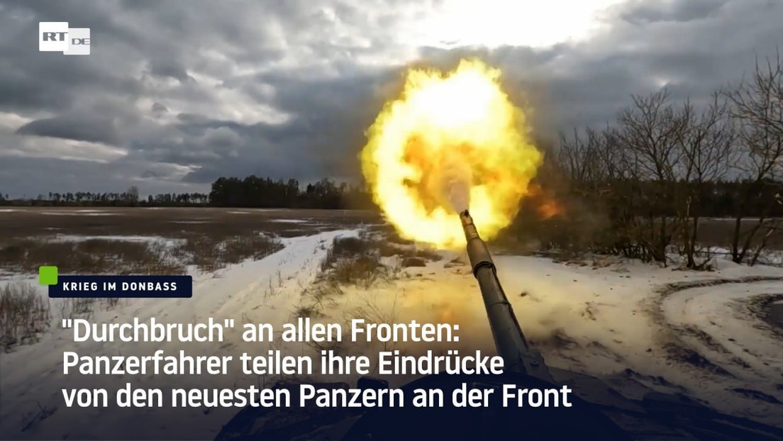"Durchbruch" an allen Fronten: Panzerfahrer berichten von den neuesten Panzern an der Front