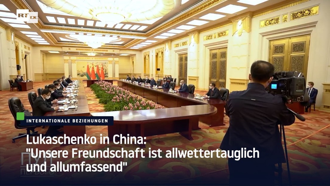 Lukaschenko in China: "Unsere Freundschaft ist allwettertauglich und allumfassend"