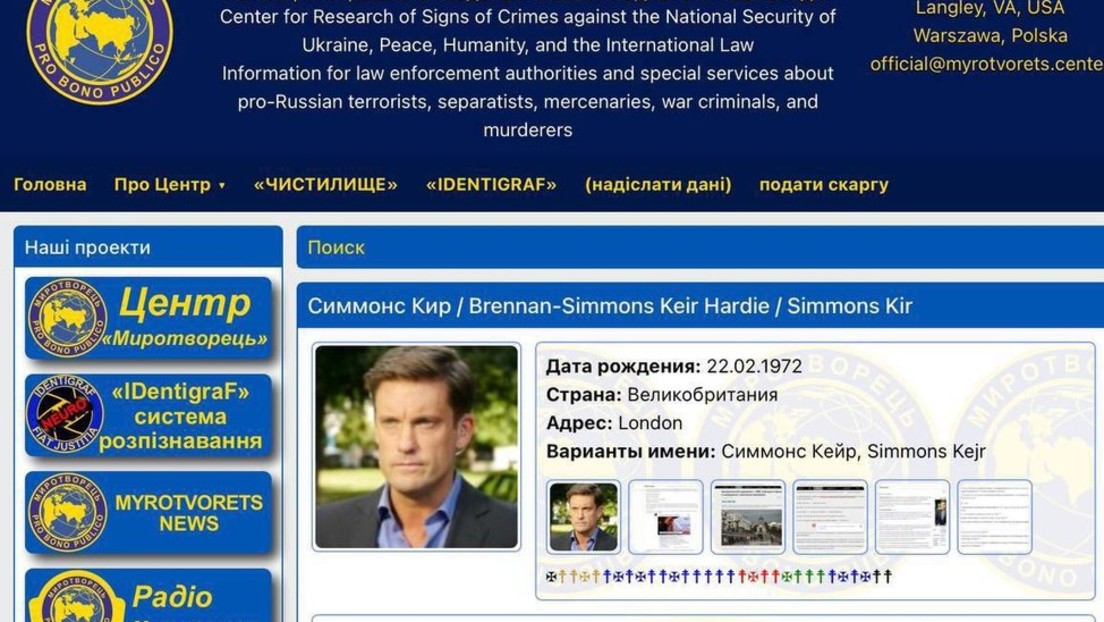 NBC-Journalist Keir Simmons auf ukrainische "Todesliste" gesetzt