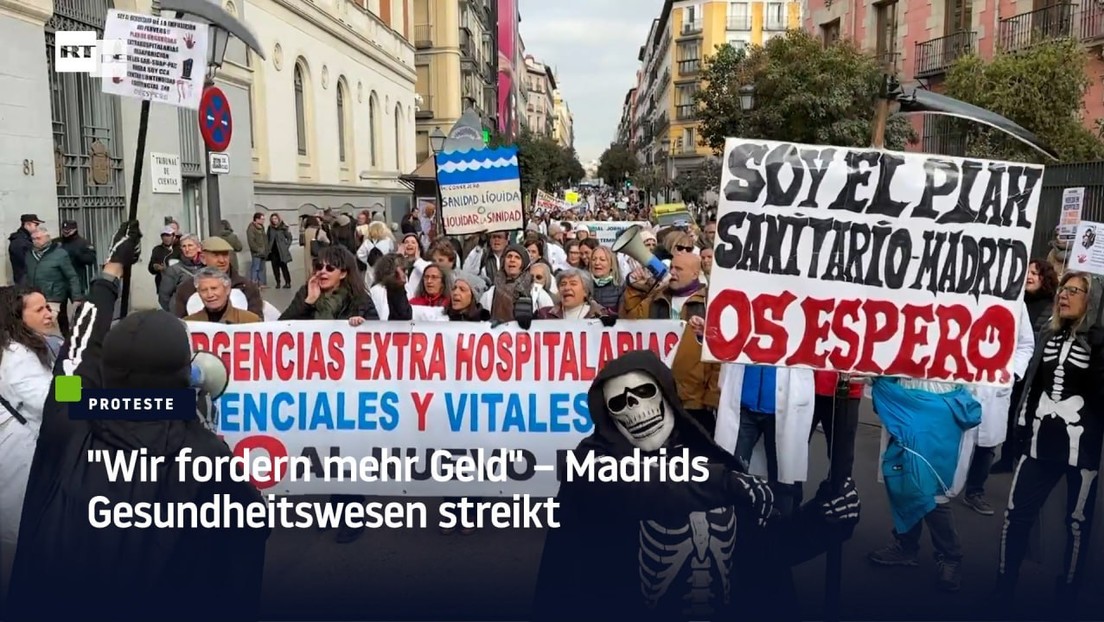 Madrids Gesundheitswesen streikt – Proteste für bessere Bezahlung und Arbeitsbedingungen