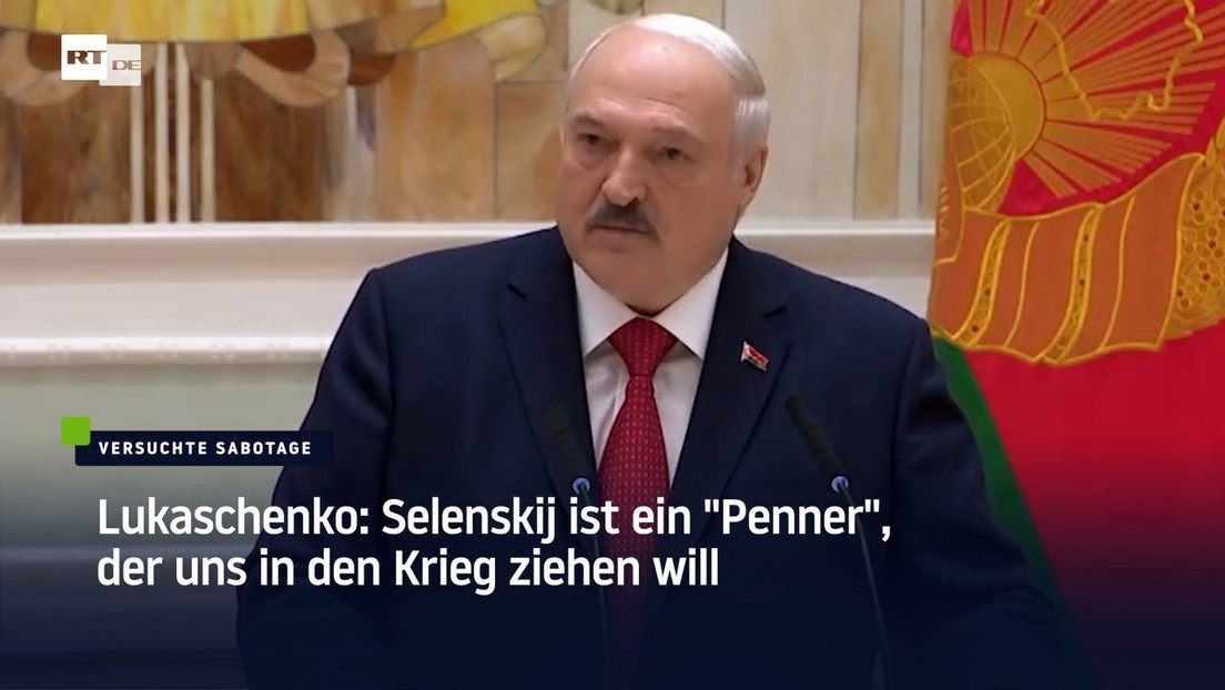 Lukaschenko: Selenskij ist ein "Penner", der uns in den Krieg ziehen will