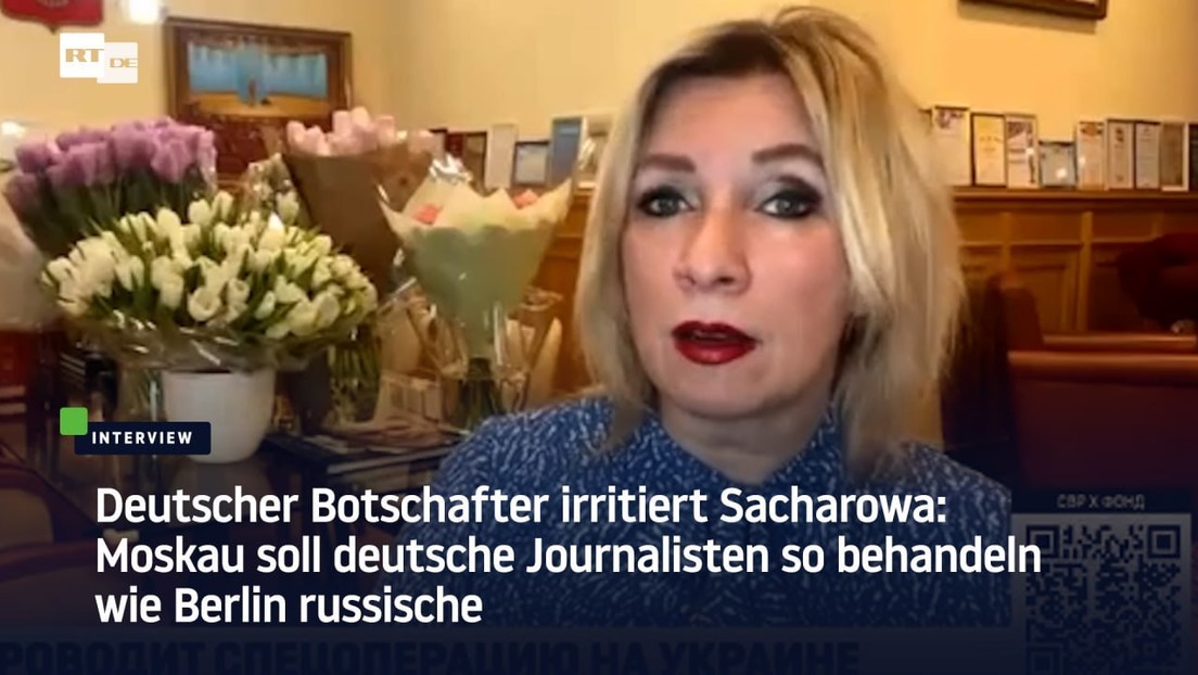Deutscher Botschafter irritiert: Moskau soll deutsche Journalisten so behandeln wie Berlin russische