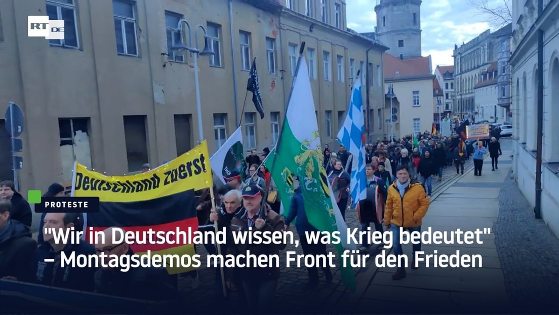 "Wir in Deutschland wissen, was Krieg bedeutet" – Montagsdemos machen Front für den Frieden