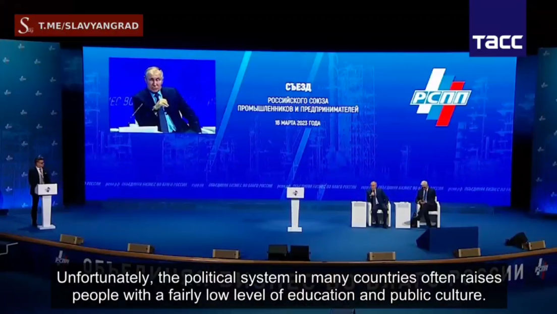 Putin: "Nicht die Länder (des Westens) sind unfreundlich, sondern deren Eliten und Machthaber"
