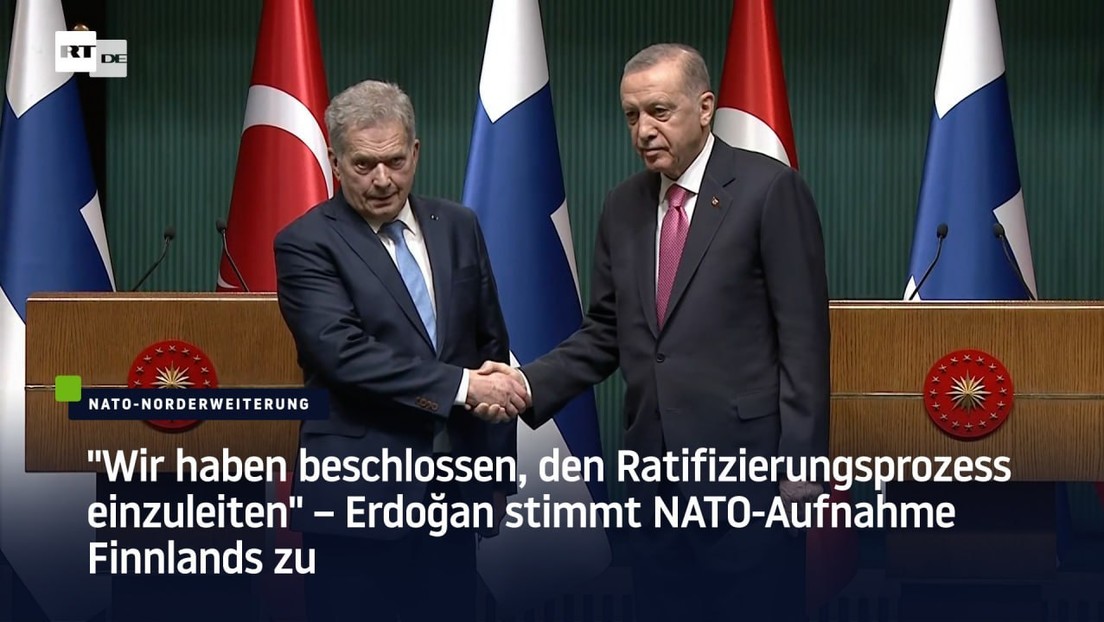 Erdoğan stimmt NATO-Aufnahme Finnlands zu