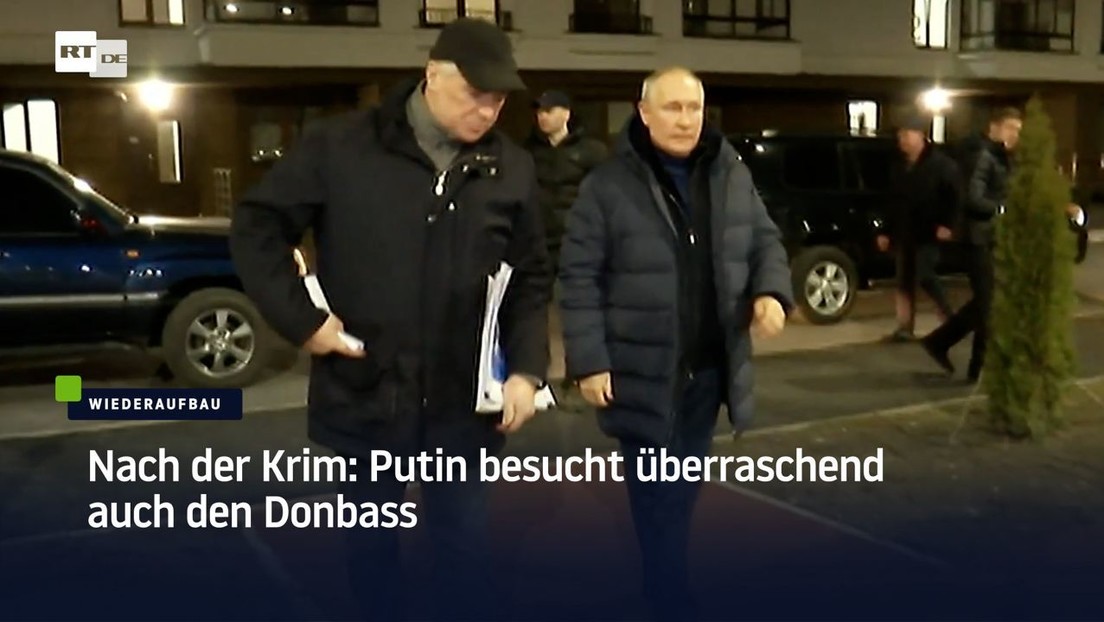 Nach der Krim: Putin besucht überraschend auch den Donbass