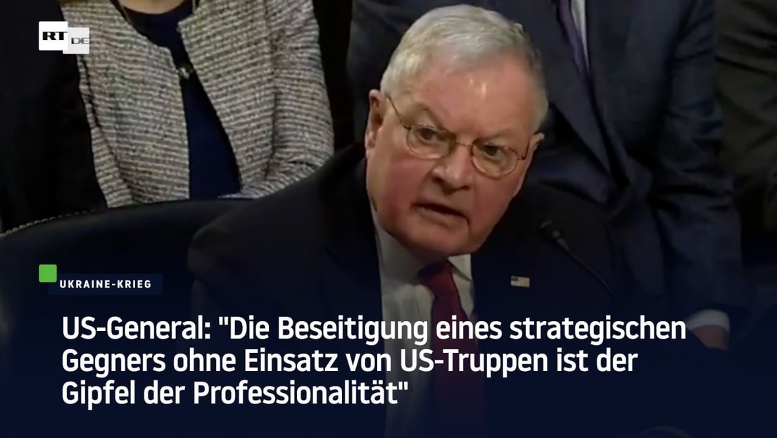 US-General: "Beseitigung eines Gegners ohne Einsatz eigener Truppen ist Gipfel der Professionalität"