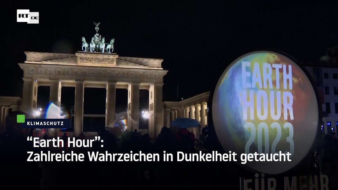 "Earth Hour": Zahlreiche Wahrzeichen in Dunkelheit getaucht