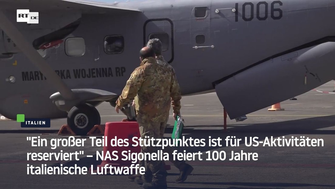 NAS Sigonella feiert 100 Jahre italienische Luftwaffe