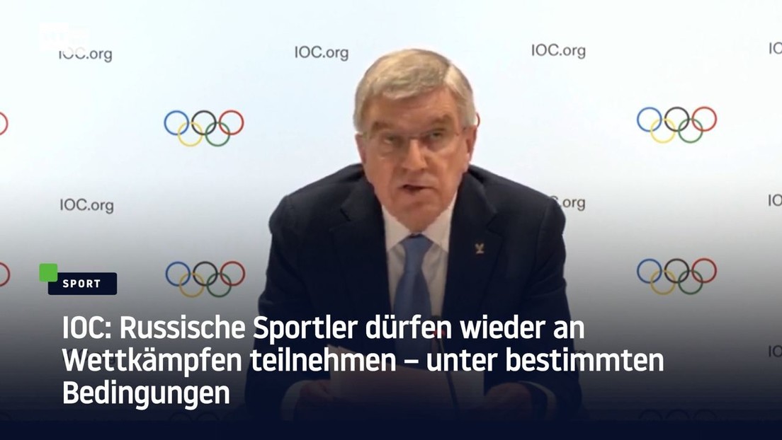 IOC: Russische Sportler dürfen wieder an Wettkämpfen teilnehmen – unter bestimmten Bedingungen