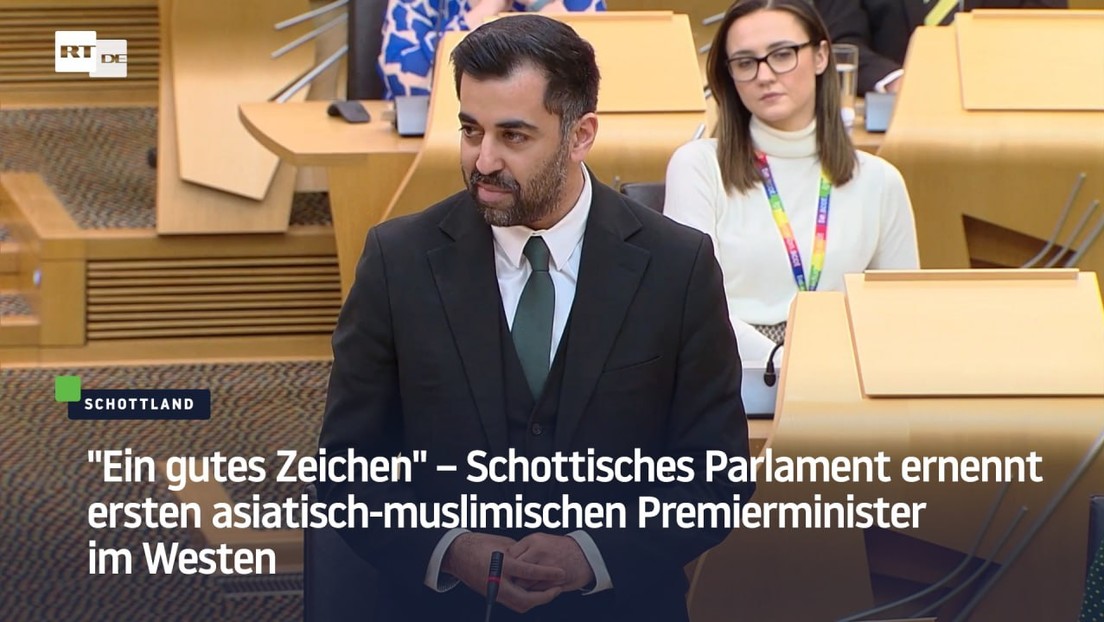 "Ein gutes Zeichen" – Schottisches Parlament ernennt ersten asiatisch-muslimischen Premierminister