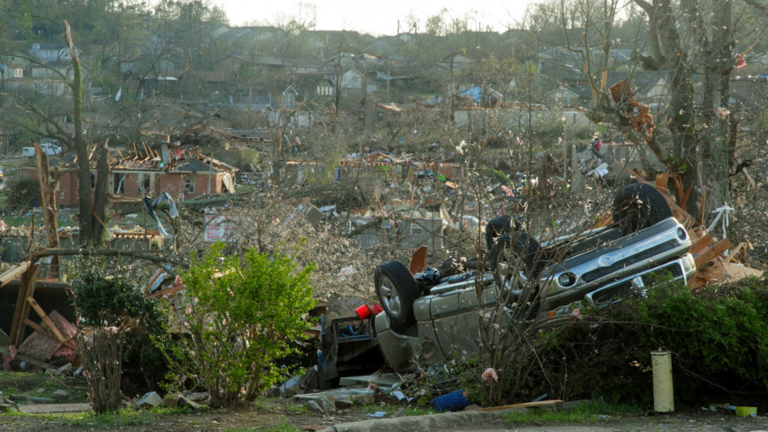 Tornado hinterlässt Schneise der Verwüstung in einer US-Kleinstadt in Arkansas