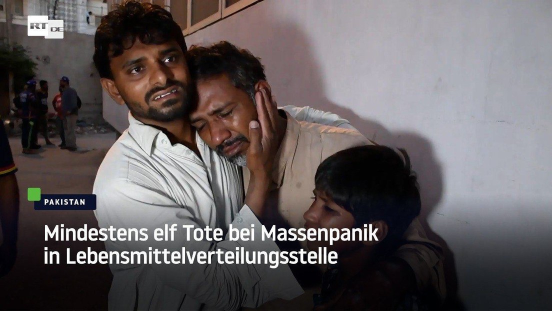 Pakistan: Mindestens elf Tote bei Massenpanik in Lebensmittelverteilungsstelle