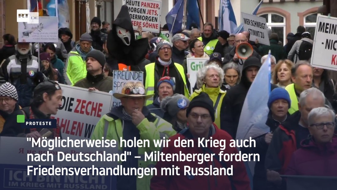 "Möglicherweise holen wir den Krieg auch nach Deutschland" – Friedensverhandlungen mit Moskau!
