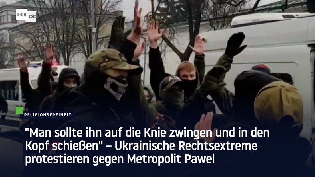 Rechtsextreme protestieren gegen Metropolit Pawel: "Auf die Knie zwingen und in den Kopf schießen"