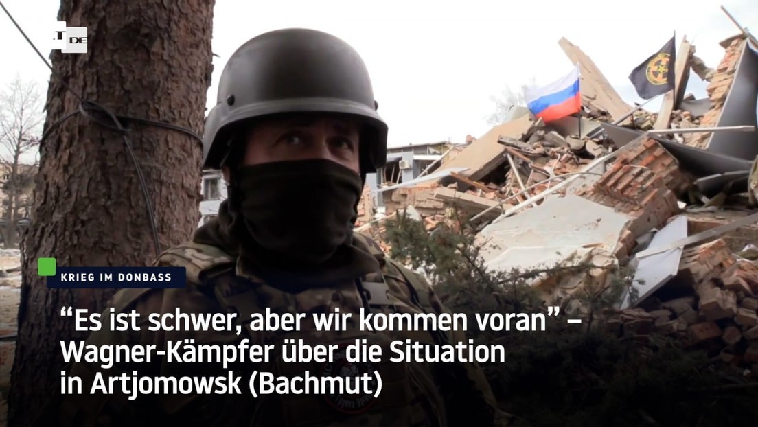 "Es ist schwer, aber wir kommen voran" – Wagner-Kämpfer über die Situation in Artjomowsk (Bachmut)