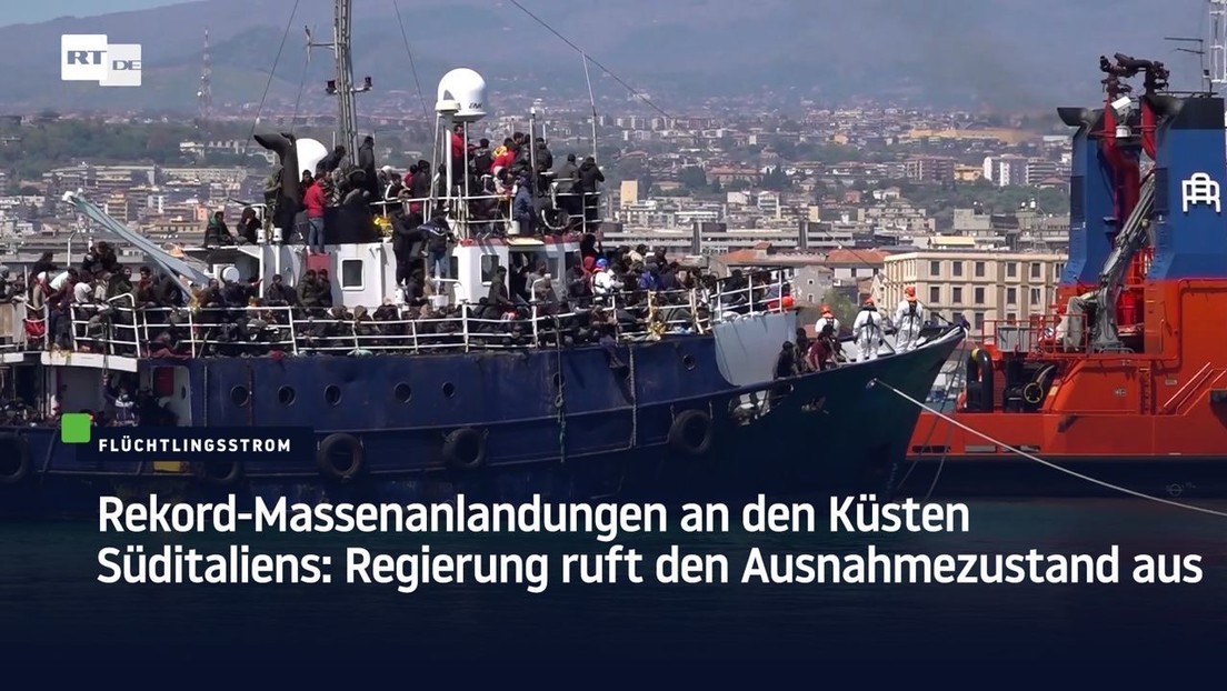 Rekordverdächtige illegale Migration an den Küsten Italiens: Regierung ruft den Ausnahmezustand aus
