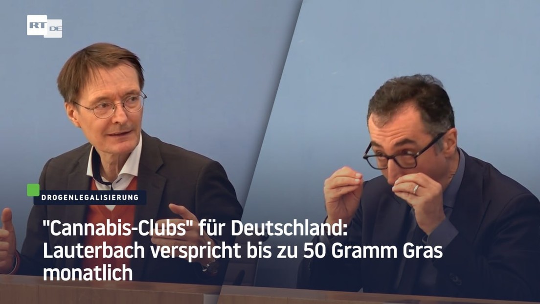 "Cannabis-Clubs" für Deutschland: Lauterbach verspricht bis zu 50 Gramm Gras monatlich