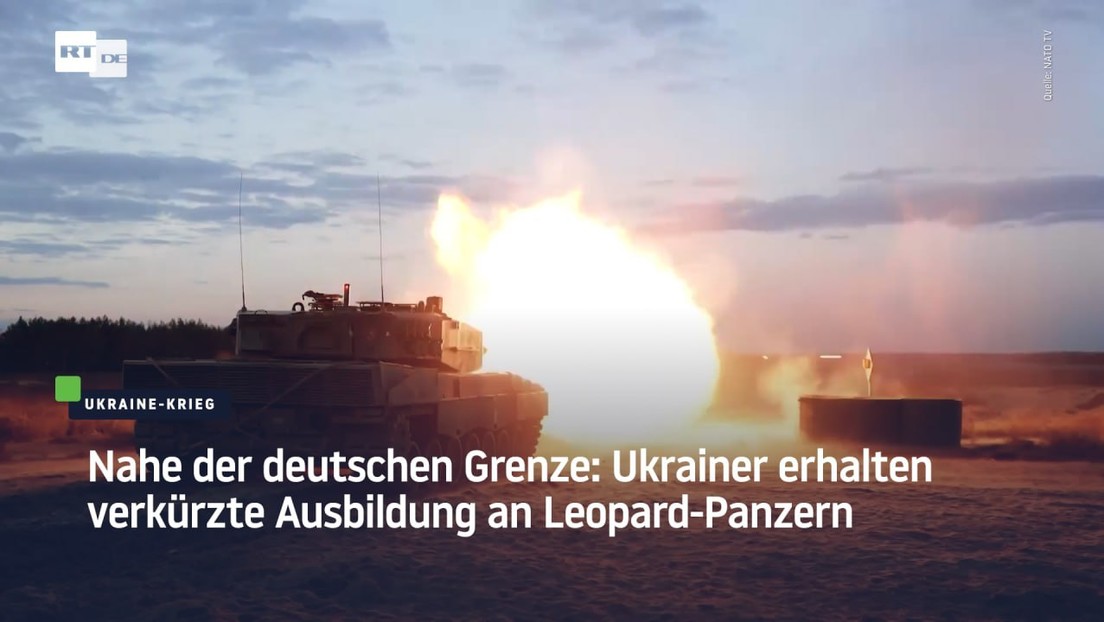 Nahe der deutschen Grenze: Ukrainer erhalten verkürzte Ausbildung an Leopard-Panzern