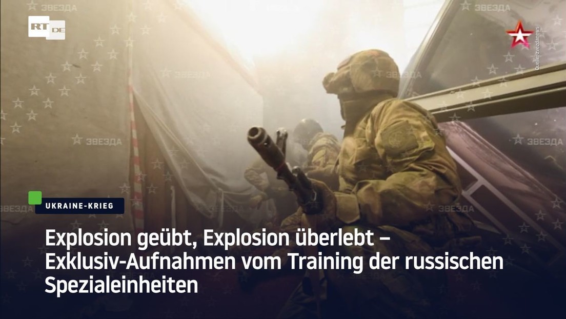 Explosion geübt, Explosion überlebt – Exklusiv-Aufnahmen vom Training russischer Spezialeinheiten