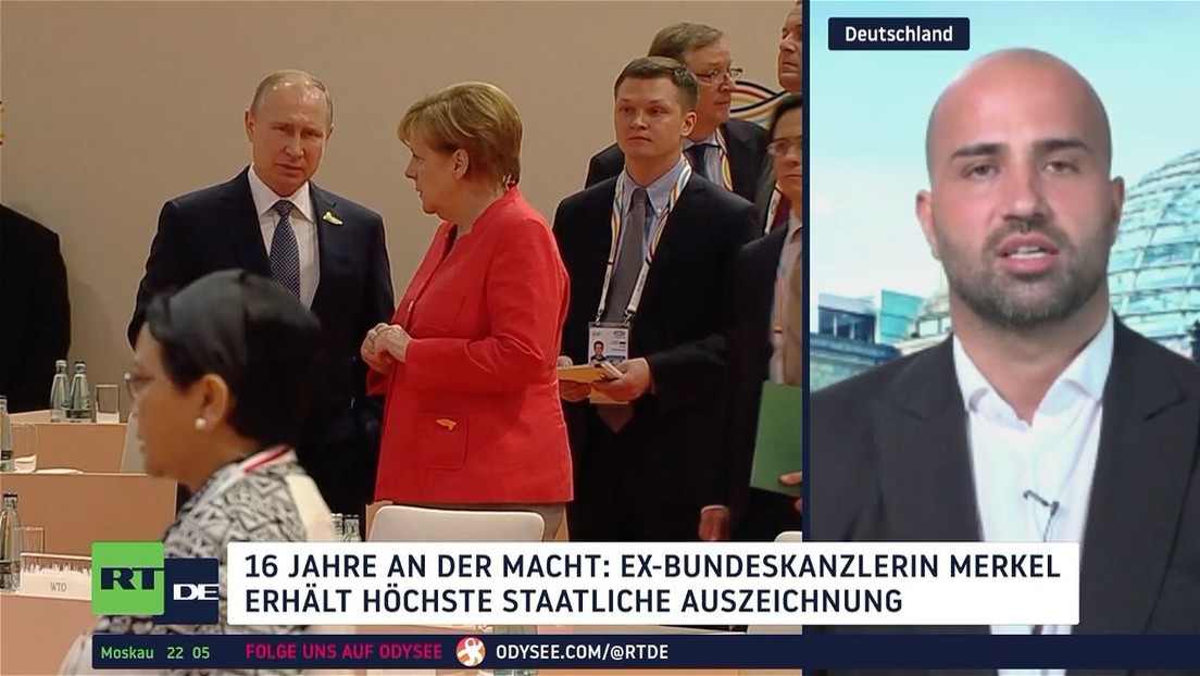 "Ausnahme-Orden": Bundespräsident Steinmeier verleiht Angela Merkel das Großkreuz