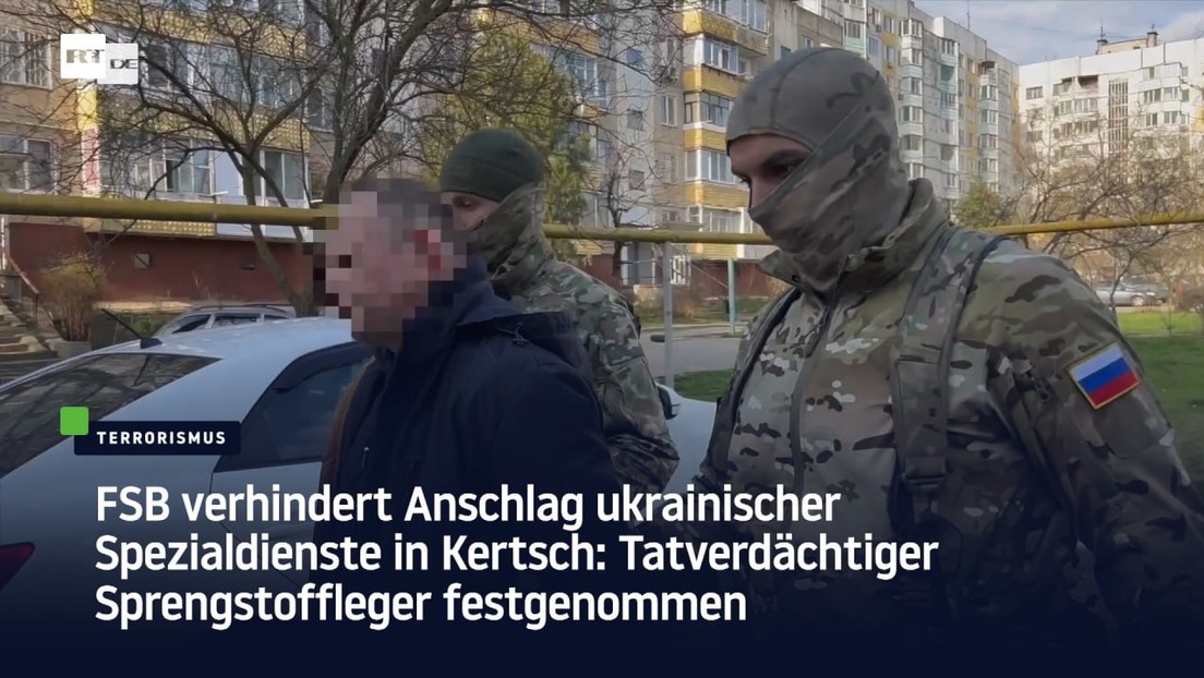 FSB verhindert Anschlag ukrainischer Spezialdienste in Kertsch: Tatverdächtiger festgenommen
