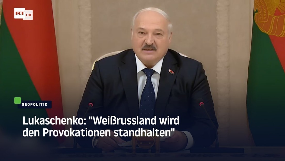 Lukaschenko: "Weißrussland wird den Provokationen standhalten"