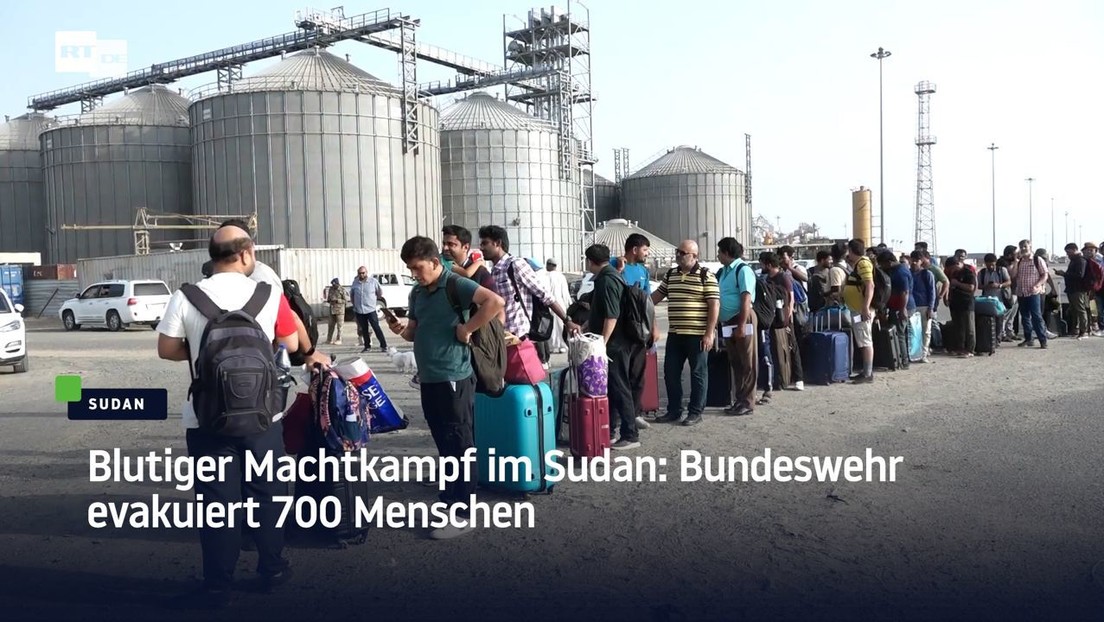 Blutiger Machtkampf im Sudan: Bundeswehr evakuiert 700 Menschen