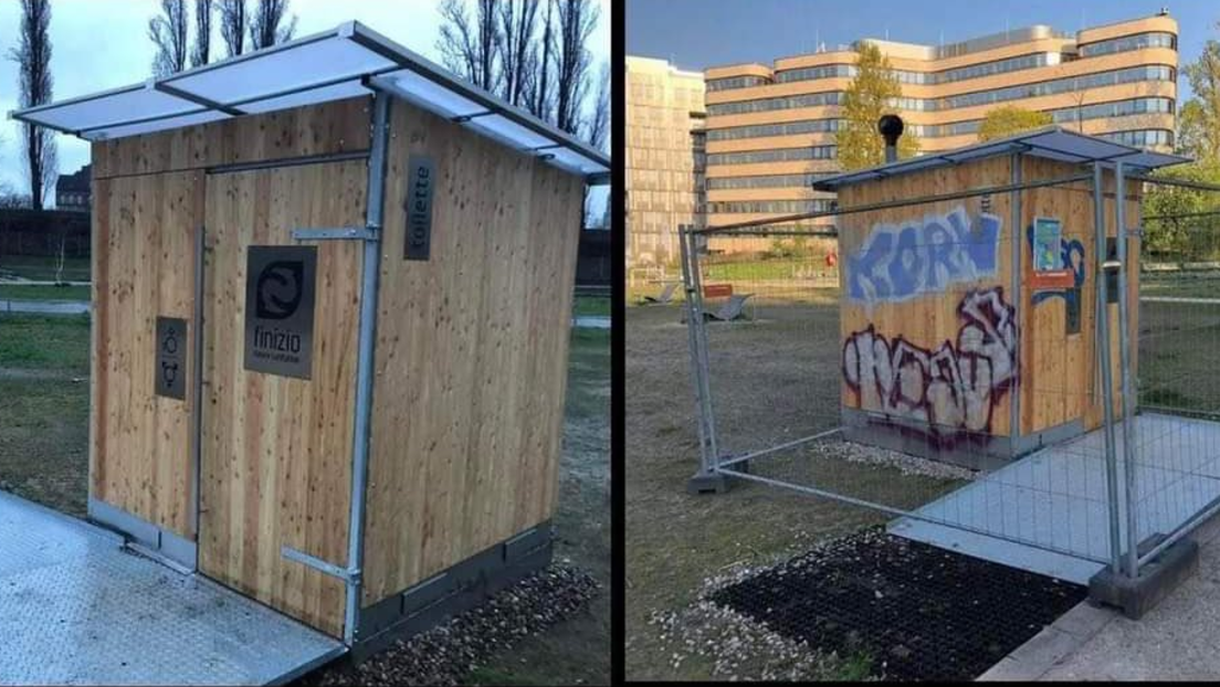 "Portal in die Zukunft": Berlins Öko-Toiletten sind teuer, dreckig – und  unbenutzbar