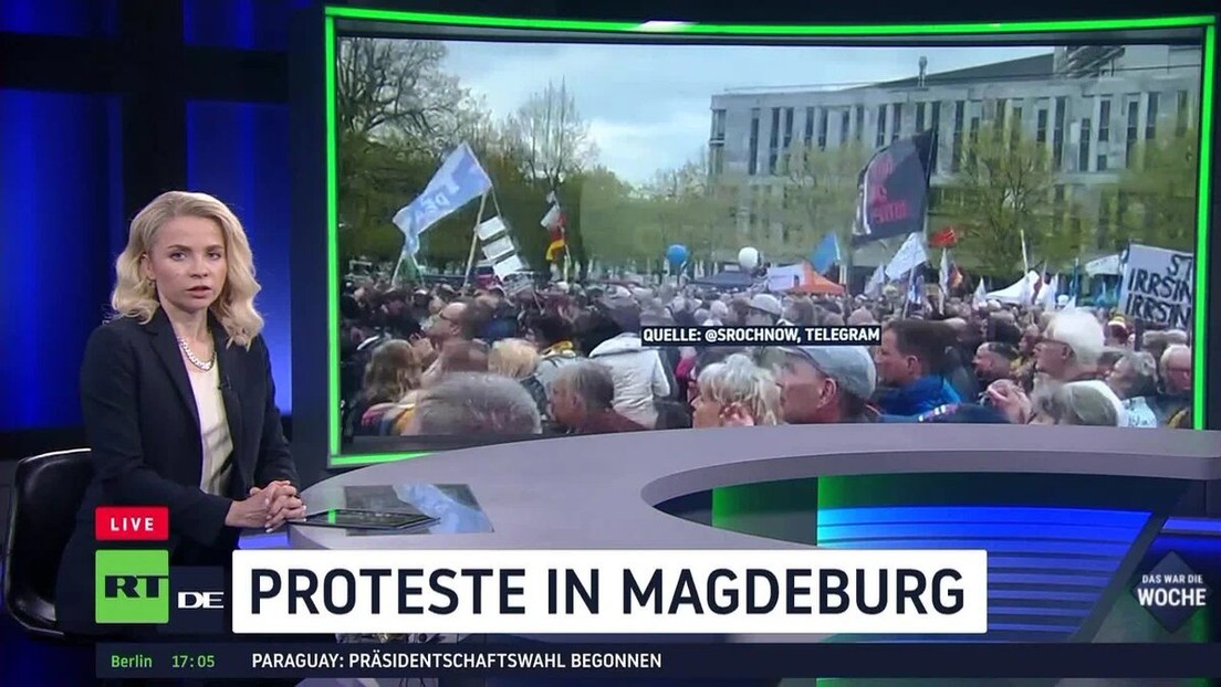 "Schluss mit Lug und Trug": Protest in Magdeburg gegen die Regierungspolitik