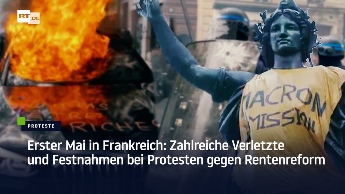 Frankreich: Mehr als 100 Polizeibeamte bei Protesten am 1. Mai verletzt