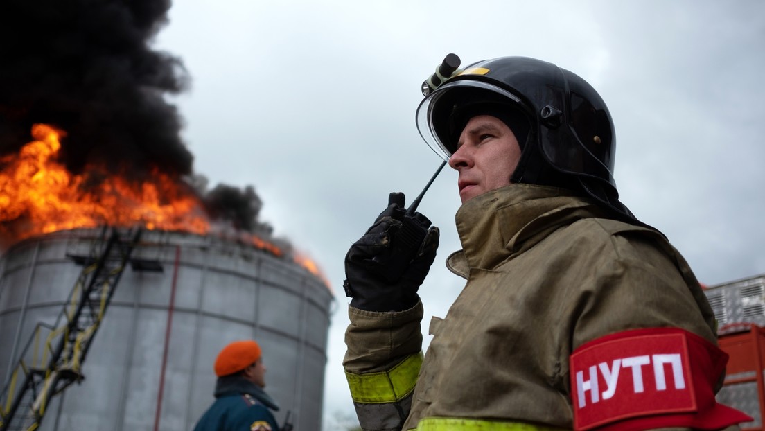 Drohnenattacke auf Ölraffinerie in Krasnodar: Feuer vollständig gelöscht