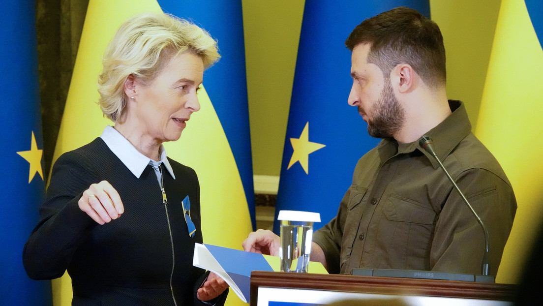 Von der Leyen wieder in Kiew: "Die Ukraine gehört zu unserer europäischen Familie"