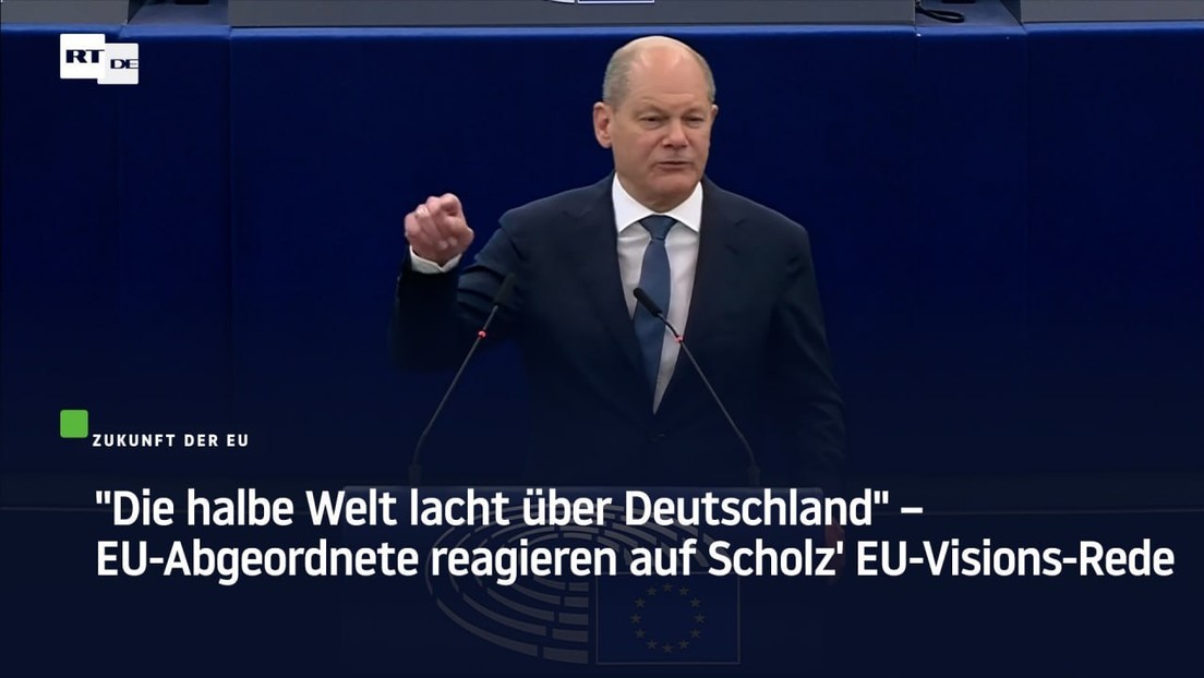 "Die halbe Welt lacht über Deutschland" – EU-Abgeordnete reagieren auf Scholz' EU-Visions-Rede