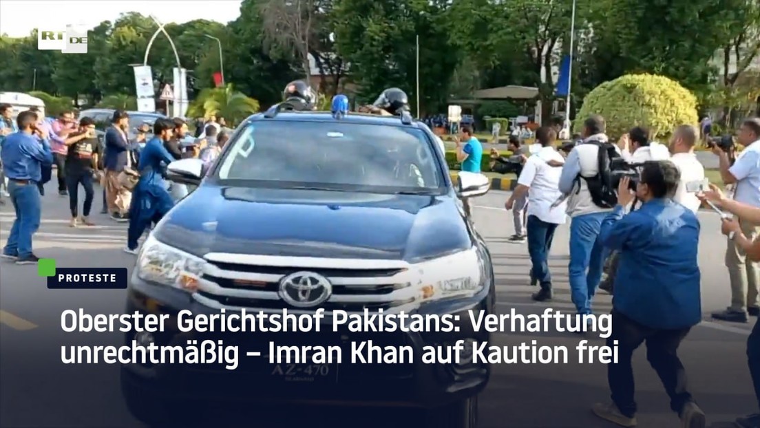 Oberster Gerichtshof Pakistans: Verhaftung unrechtmäßig – Imran Khan auf Kaution frei