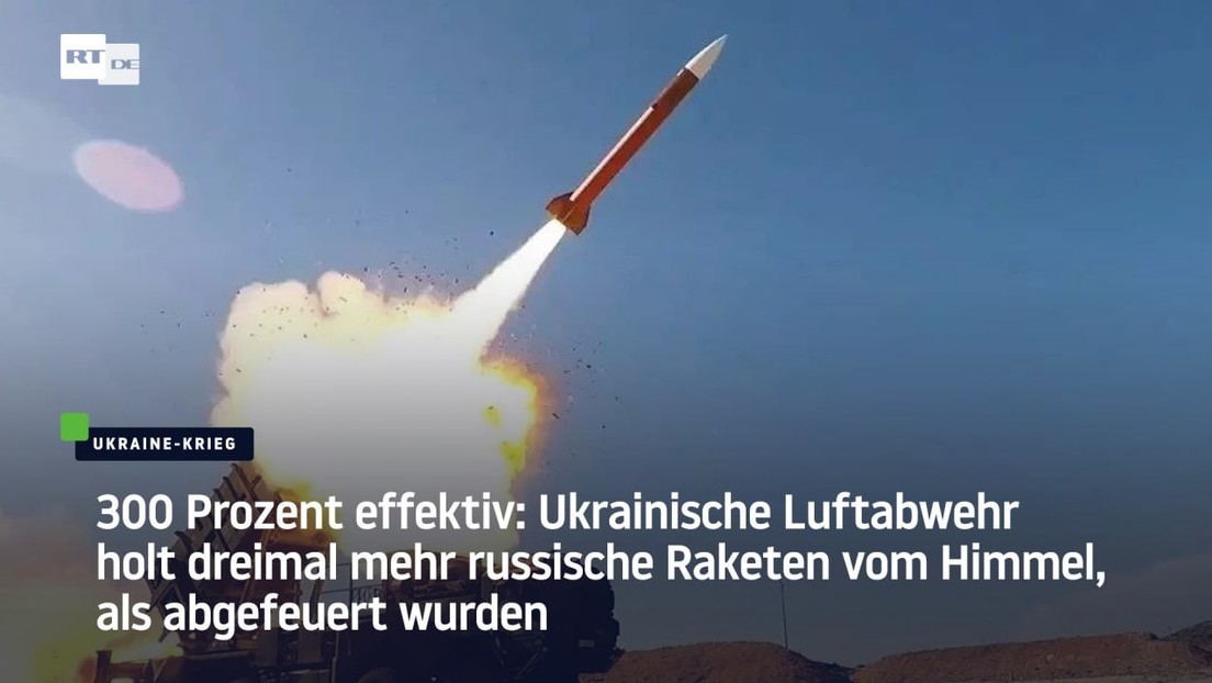 Sehr effektiv: Ukraine holt mehr russische Raketen vom Himmel, als abgeschossen werden