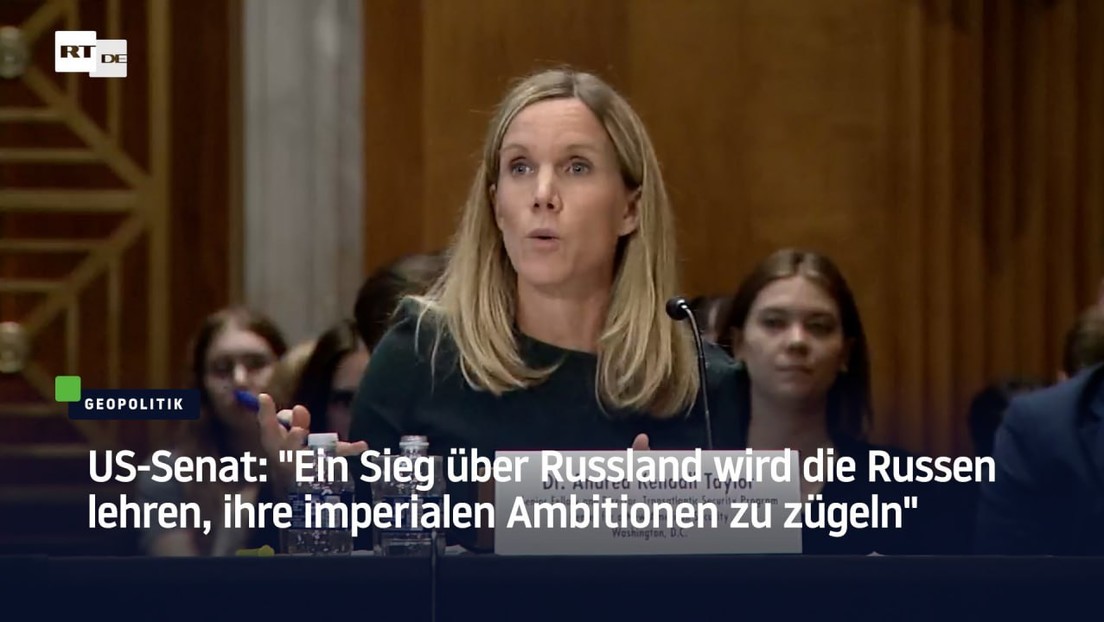 US-Senat: "Ein Sieg über Russland wird die Russen lehren, ihre imperialen Ambitionen zu zügeln"